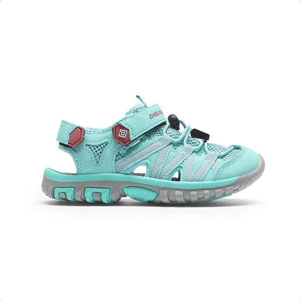 Kids Outdoor Sports Sandals - LIGHT GREEN CORAL - 5